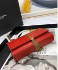 Клатч Сен Лоран Tassel Crocodile Red
